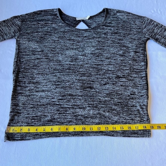 Rag and Bone Mia soft heather knit open back long sleeve top - Picture 6 of 10